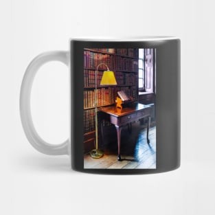 Dunham Massey -Library- table and lamp Mug